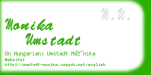 monika umstadt business card